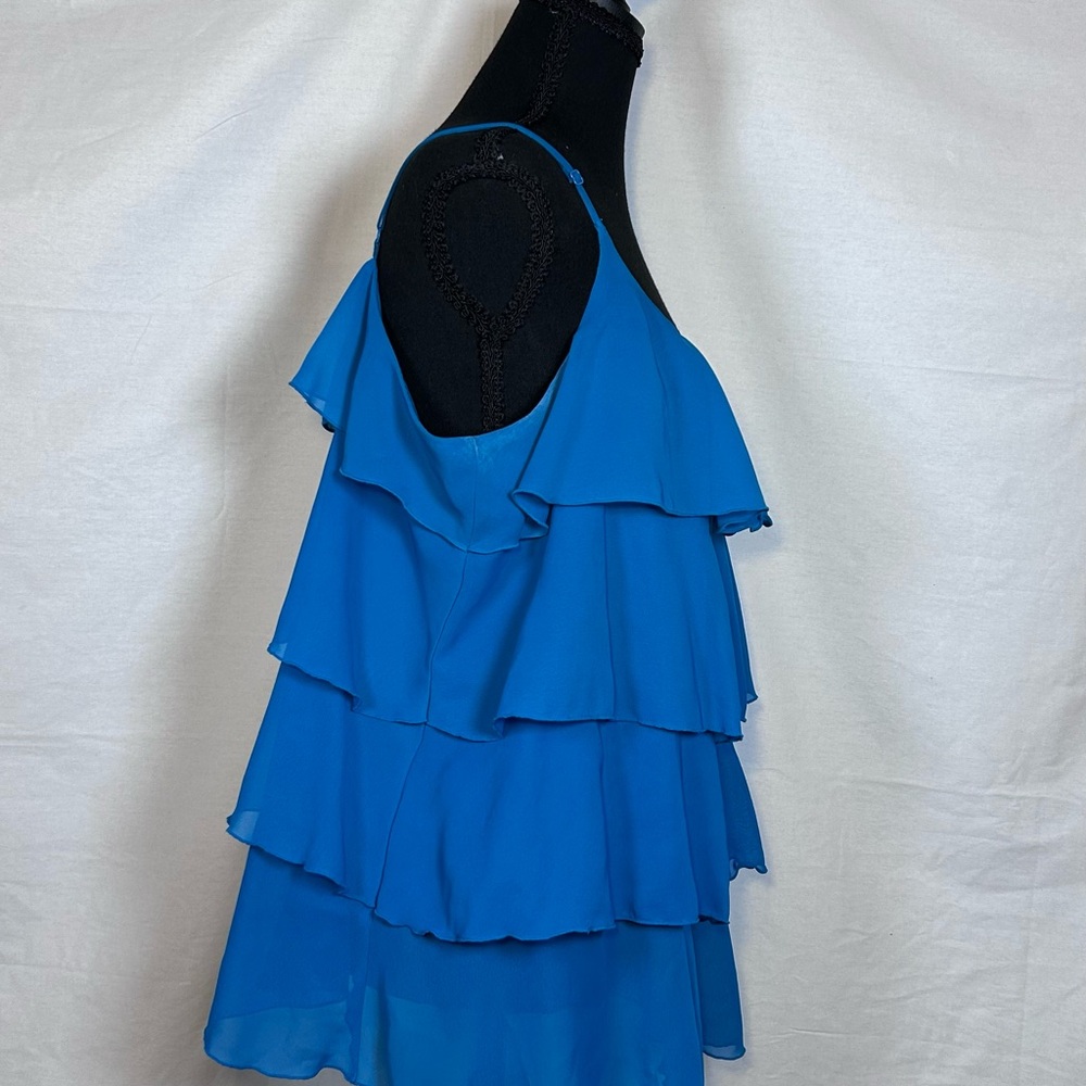 GAP Royal Blue Tiered Ruffle Camisole - Picture 2 of 6